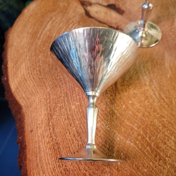 Rare Zodax Metal Aperitif Glasses - Picture 12 of 12